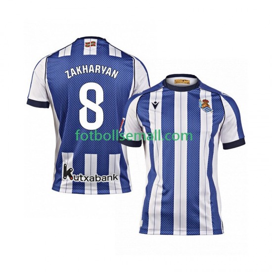 Matchtröjor Real Sociedad Arsen Zakharyan 8 2025-2026 Kortärmad till Herr (1:a ställ)