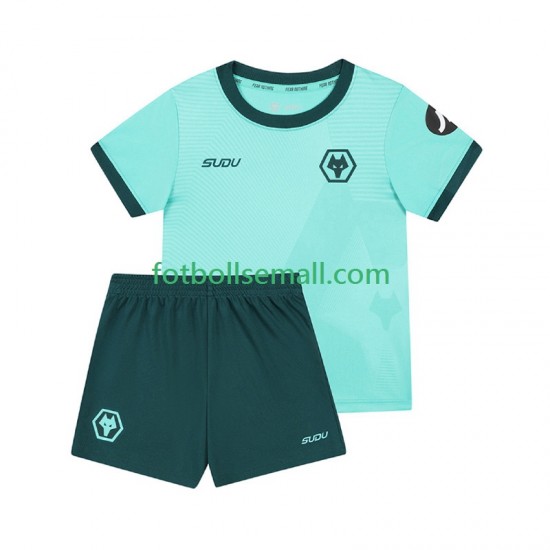 Matchtröjor Wolverhampton Wanderers 2025-2026 Kortärmad till Barn (2:a ställ)