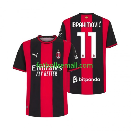 Matchtröjor AC Milan Ibrahimovic 11 2026-2027 Kortärmad till Herr (1:a ställ)