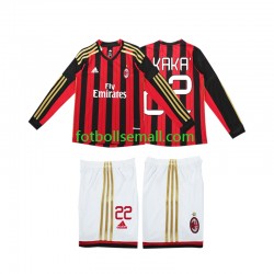 Matchtröjor AC Milan Kaka 22 Retro 2013 2014 Långärmad till Barn (1:a ställ)