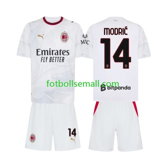 Matchtröjor AC Milan Luka Modric 14 2026-2027 Kortärmad till Barn (2:a ställ)