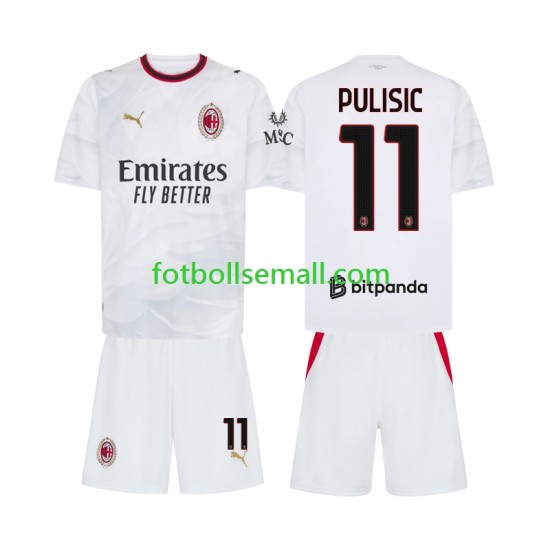 Matchtröjor AC Milan Pulisic 11 2026-2027 Kortärmad till Barn (2:a ställ)
