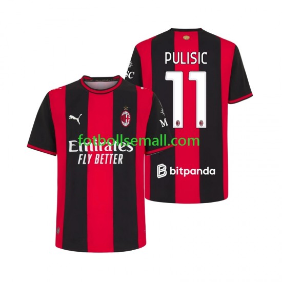 Matchtröjor AC Milan Pulisic 11 2026-2027 Kortärmad till Herr (1:a ställ)