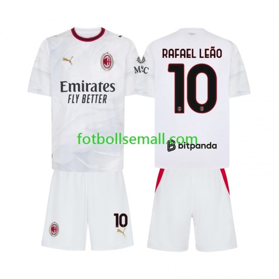 Matchtröjor AC Milan Rafael Leao 10 2026-2027 Kortärmad till Barn (2:a ställ)