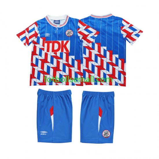 Matchtröjor AFC Ajax Retro 1989 1990 Långärmad till Barn (2:a ställ)