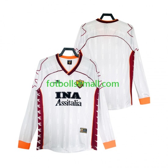 Matchtröjor AS Roma Retro 1999 2000 Långärmad till Herr (2:a ställ)