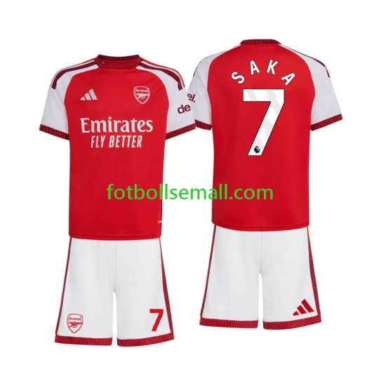 Matchtröjor Arsenal Bukayo Saka 7 2026-2027 Kortärmad till Barn (1:a ställ)