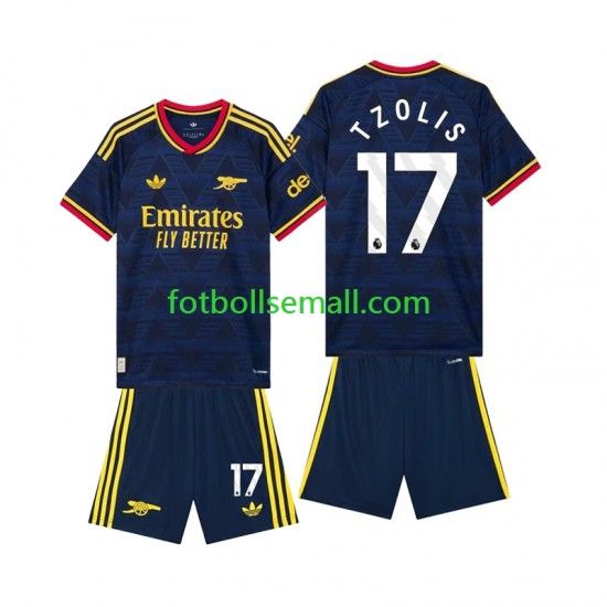 Matchtröjor Arsenal Christos Tzolis 17 2026-2027 Kortärmad till Barn (2:a ställ)