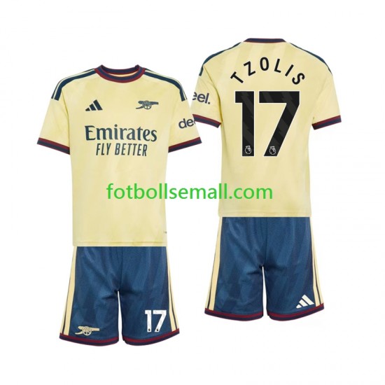 Matchtröjor Arsenal Christos Tzolis 17 2026-2027 Kortärmad till Barn (3:e ställ)