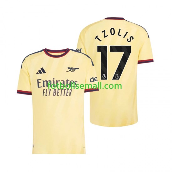 Matchtröjor Arsenal Christos Tzolis 17 2026-2027 Kortärmad till Herr (3:e ställ)