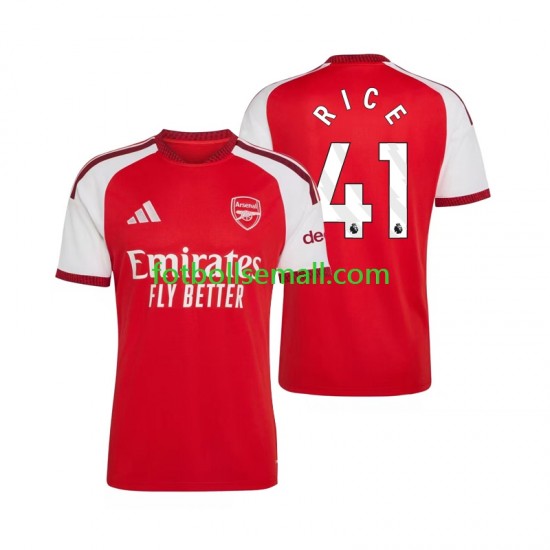 Matchtröjor Arsenal Declan Rice 41 2026-2027 Kortärmad till Herr (1:a ställ)