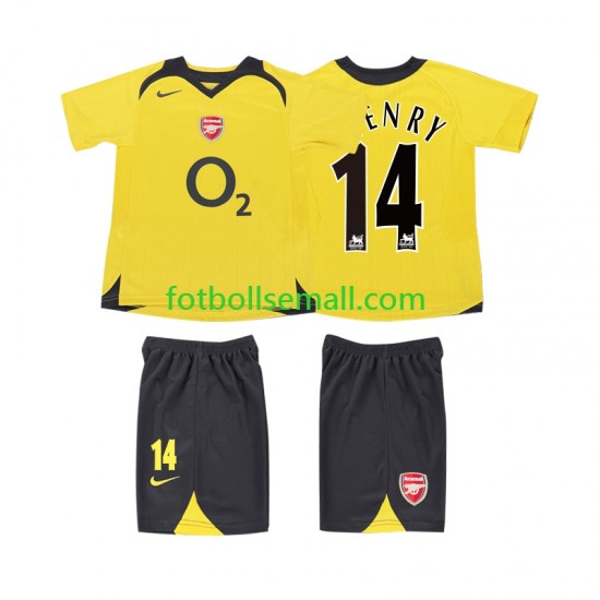 Matchtröjor Arsenal Thierry Henry 14 Retro 2005 2006 Kortärmad till Barn (2:a ställ)