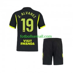 Matchtröjor Atlético Madrid Julian Alvarez 19 2026-2027 Kortärmad till Barn (2:a ställ)