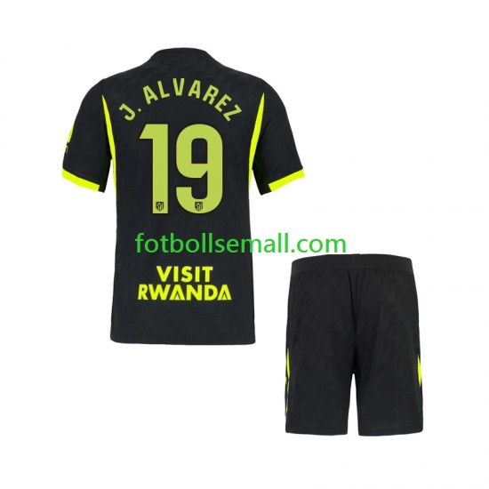 Matchtröjor Atlético Madrid Julian Alvarez 19 2026-2027 Kortärmad till Barn (2:a ställ)