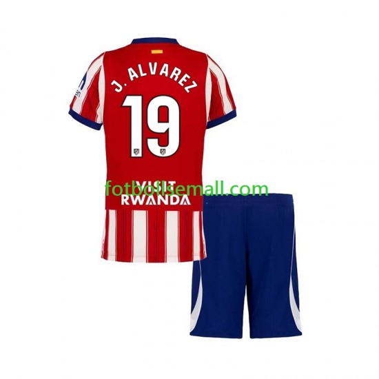 Matchtröjor Atlético Madrid Julian Alvarez 19 2026-2027 Kortärmad till Barn (1:a ställ)