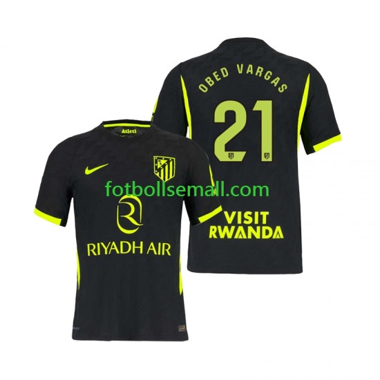 Matchtröjor Atlético Madrid Obed Vargas 21 2026-2027 Kortärmad till Herr (2:a ställ)