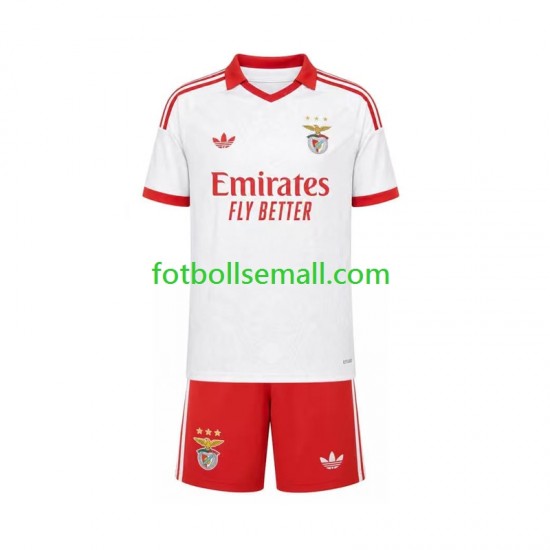 Matchtröjor Benfica 2026-2027 Kortärmad till Barn (2:a ställ)