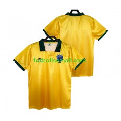 Matchtröjor Brasilien Retro 1988 Kortärmad till Herr (1:a ställ)