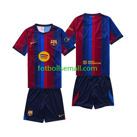 Matchtröjor FC Barcelona 2026-2027 Kortärmad till Barn (1:a ställ)