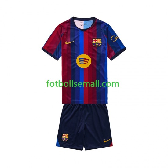 Matchtröjor FC Barcelona 2026-2027 Kortärmad till Barn (1:a ställ)