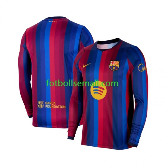 Matchtröjor FC Barcelona 2026-2027 Långärmad till Herr (1:a ställ)
