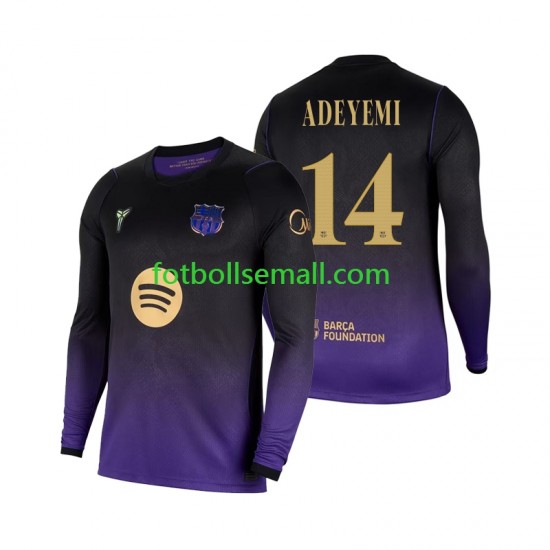 Matchtröjor FC Barcelona Karim Adeyemi 14 2026-2027 Långärmad till Herr (2:a ställ)