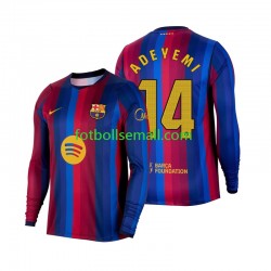 Matchtröjor FC Barcelona Karim Adeyemi 14 2026-2027 Långärmad till Herr (1:a ställ) Matchtröjor FC Barcelona Karim Adeyemi 14 2026-2027 Långärmad till Herr (1:a ställ)