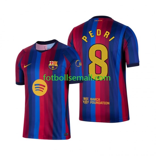 Matchtröjor FC Barcelona Pedri 8 2026-2027 Kortärmad till Herr (1:a ställ)