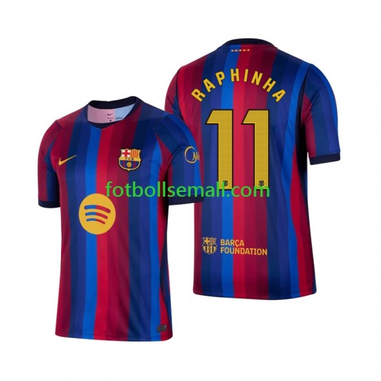 Matchtröjor FC Barcelona Raphinha 11 2026-2027 Kortärmad till Herr (1:a ställ)