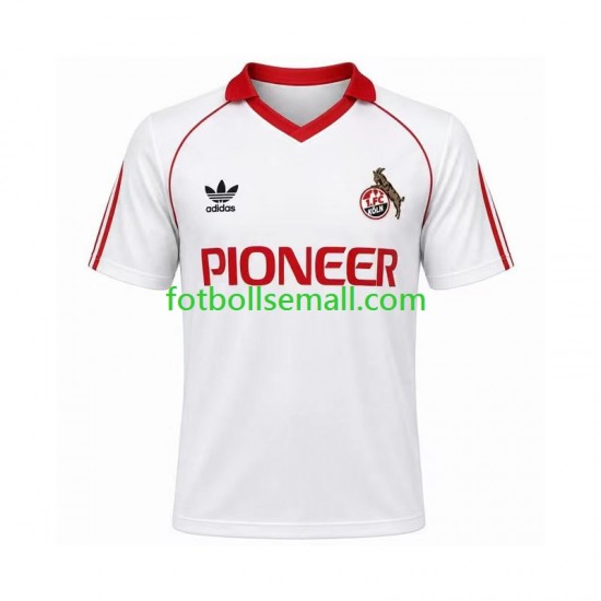 Matchtröjor FC Köln Retro 1980 1981 Kortärmad till Herr (1:a ställ)