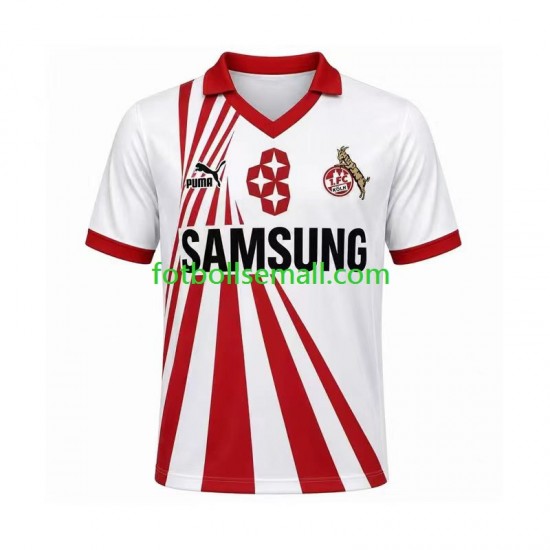 Matchtröjor FC Köln Retro 1990 1991 Kortärmad till Herr (1:a ställ)