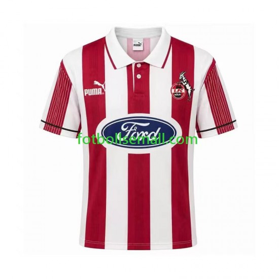 Matchtröjor FC Köln Retro 1995 1996 Kortärmad till Herr (1:a ställ)