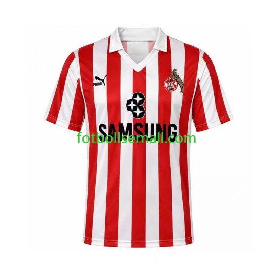 Matchtröjor FC Köln Retro 1988 1989 Kortärmad till Herr (3:e ställ)