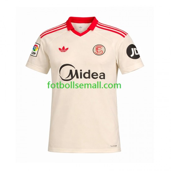 Matchtröjor Sevilla FC Retro 2025-2026 Kortärmad till Herr (1:a ställ)