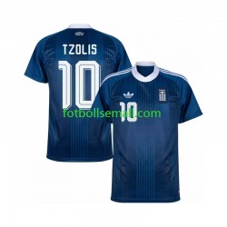 Matchtröjor Grekland Christos Tzolis 17 2026-2027 Kortärmad till Herr (2:a ställ)