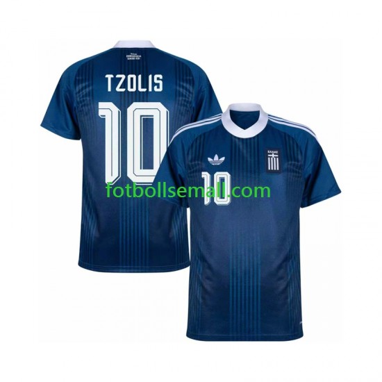 Matchtröjor Grekland Christos Tzolis 17 2026-2027 Kortärmad till Herr (2:a ställ)
