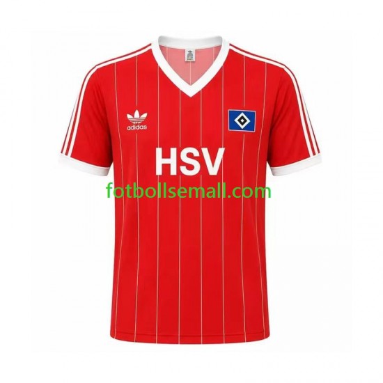 Matchtröjor Hamburger SV Retro 1983 Kortärmad till Herr (2:a ställ)