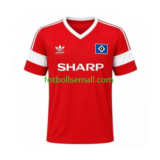 Matchtröjor Hamburger SV Retro 1988 Kortärmad till Herr (2:a ställ)