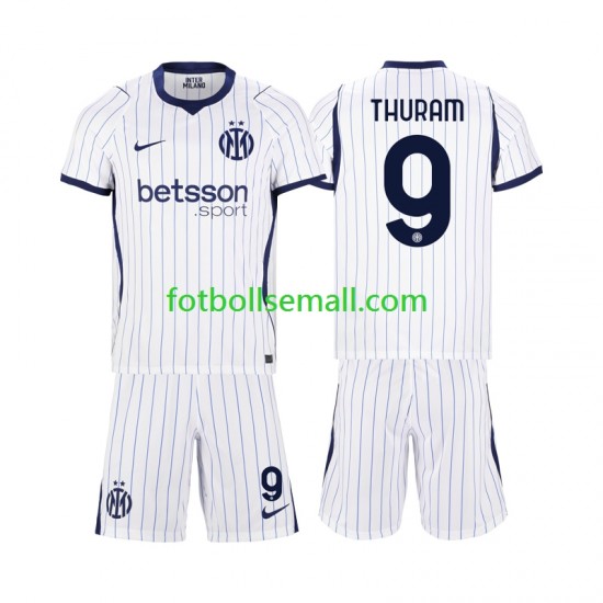 Matchtröjor Inter Milan Marcus Thuram 9 2026-2027 Kortärmad till Barn (2:a ställ)