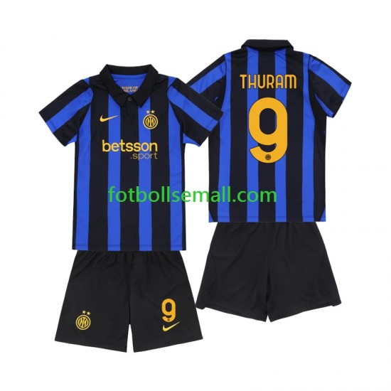 Matchtröjor Inter Milan Marcus Thuram 9 2026-2027 Kortärmad till Barn (1:a ställ)