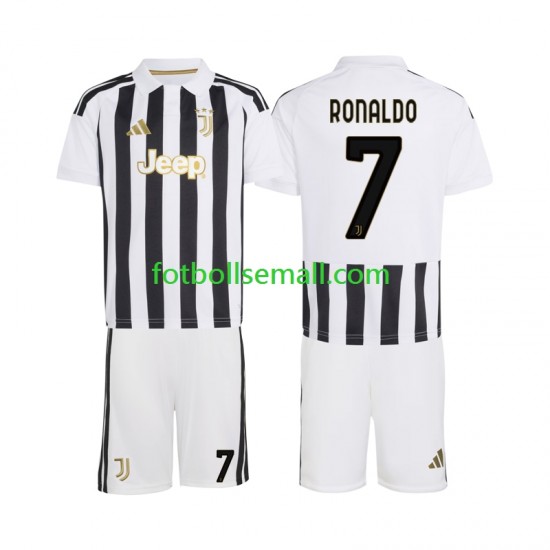 Matchtröjor Juventus Cristiano Ronaldo 7 2026-2027 Kortärmad till Barn (1:a ställ)