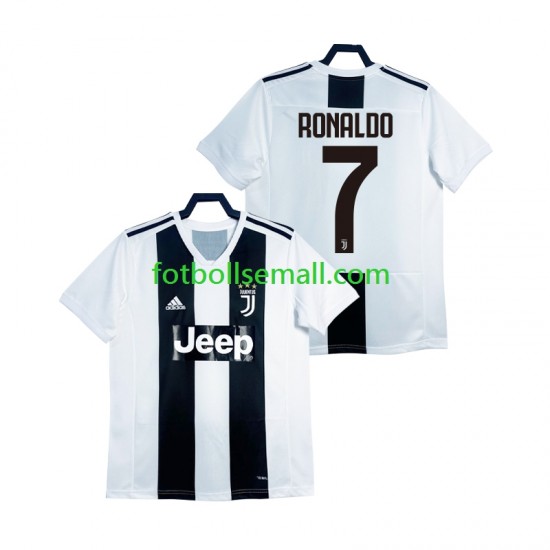 Matchtröjor Juventus Cristiano Ronaldo Retro 2018 2019 Kortärmad till Herr (1:a ställ)