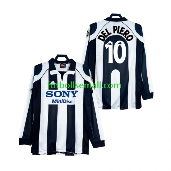 Matchtröjor Juventus DEL PIERO 10 Retro 1997 1998 Långärmad till Herr (1:a ställ)