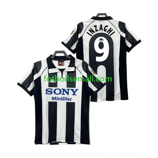 Matchtröjor Juventus INZAGHI 9 Retro 1997 1998 Kortärmad till Herr (1:a ställ)