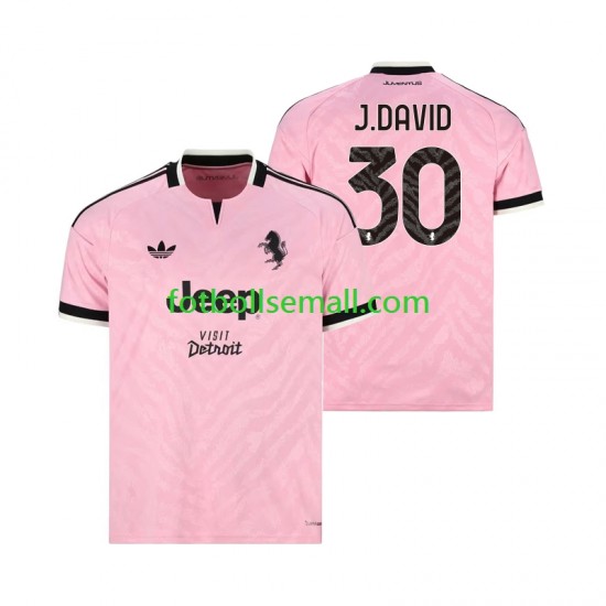 Matchtröjor Juventus Jonathan David 30 2026-2027 Kortärmad till Herr (2:a ställ)