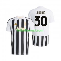 Matchtröjor Juventus Jonathan David 30 2026-2027 Kortärmad till Herr (1:a ställ)