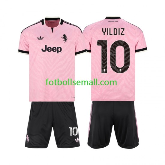 Matchtröjor Juventus Kenan Yildiz 10 2026-2027 Kortärmad till Barn (2:a ställ)