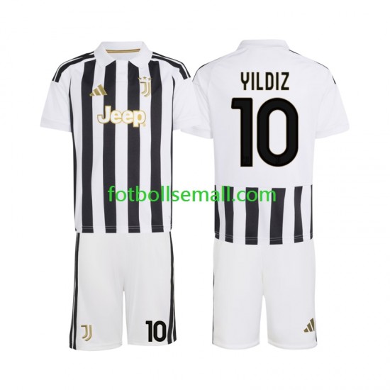 Matchtröjor Juventus Kenan Yildiz 10 2026-2027 Kortärmad till Barn (1:a ställ)