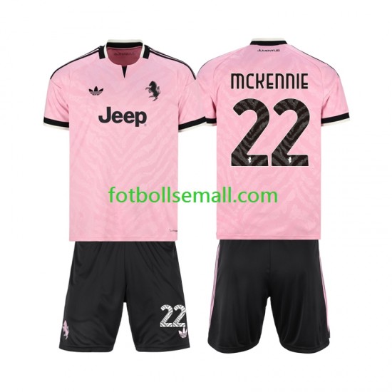 Matchtröjor Juventus Weston McKennie 22 2026-2027 Kortärmad till Barn (2:a ställ)