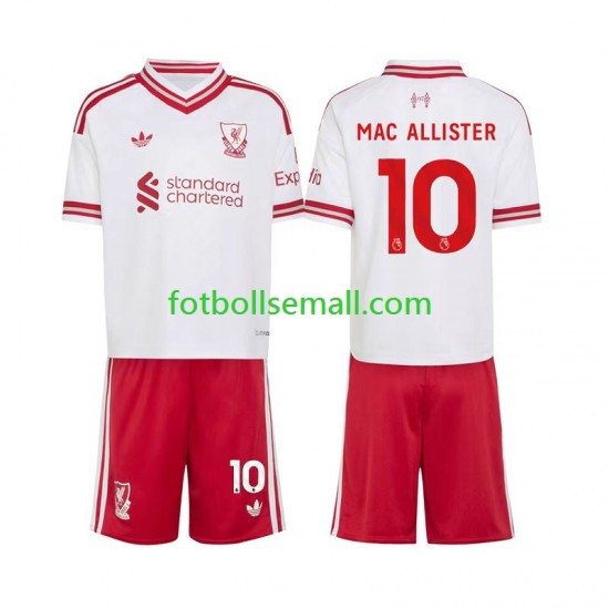 Matchtröjor Liverpool Alexis Mac Allister 10 2026-2027 Kortärmad till Barn (2:a ställ)